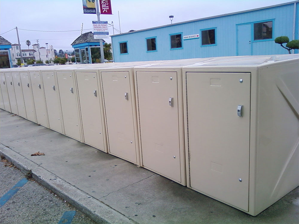 300 Series of Bike Lockers by American Bicycle Security Company