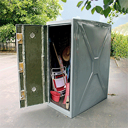 Bike locker model 301MV, bicycle parking