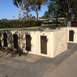 302-Tan-Padlock-County-of-Ventura-26-secure-bike-lockers-bike-racks-by-american-bicycle-security