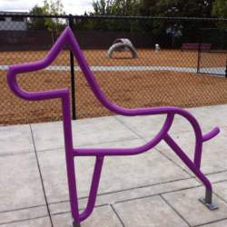 Custom-Great-Dane-Rack City-of-Tigard-secure-bike-lockers-bike-racks-by-american-bicycle-security