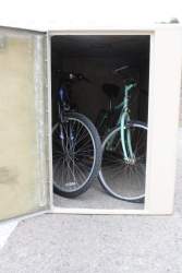 Model 301W bike locker 2 bikes