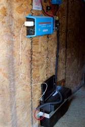 Inside of Solar Shell Bike locker outlet