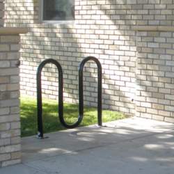 Rolling-Rack-Fresno-County-Public-Library-2-secure-bike-lockers-bike-racks-by-american-bicycle-security